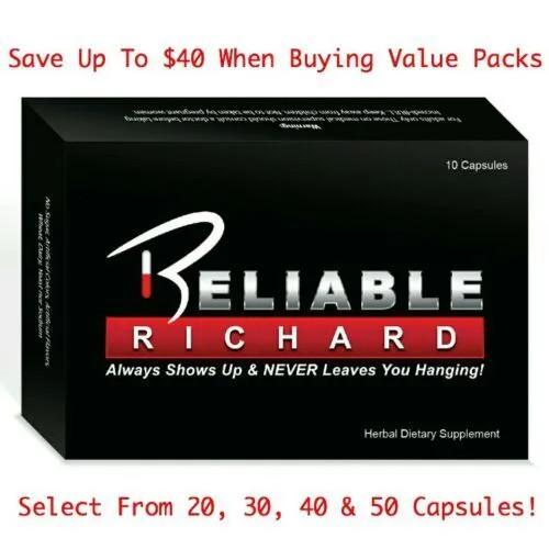 Reliable Richard Original Value Packs - #1 Premium Intimacy Support FREE SHP USA