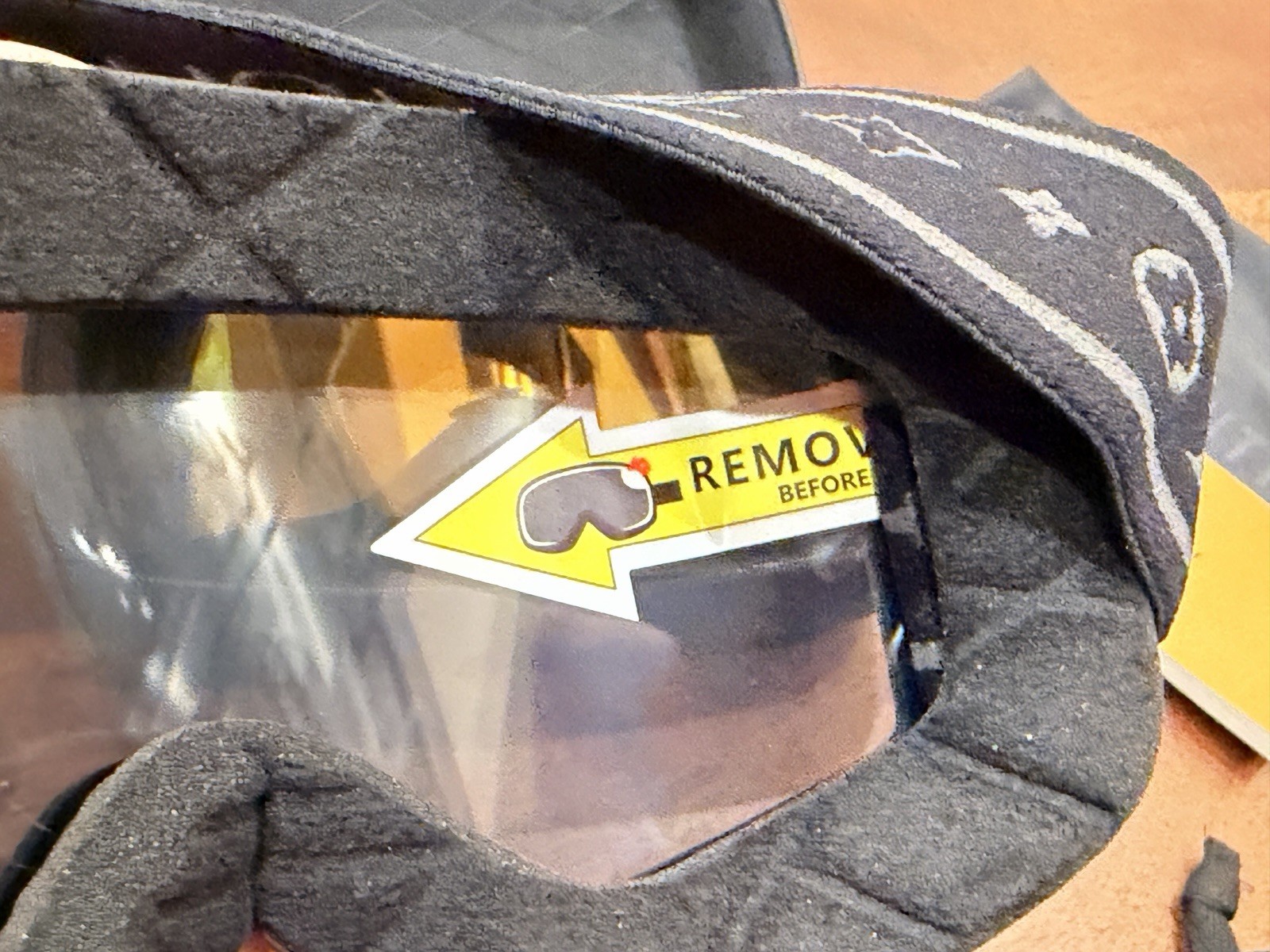 Louis Vuitton Snowboard Ski Mask Goggles - Black Frame with Case & Lenses - NWOT