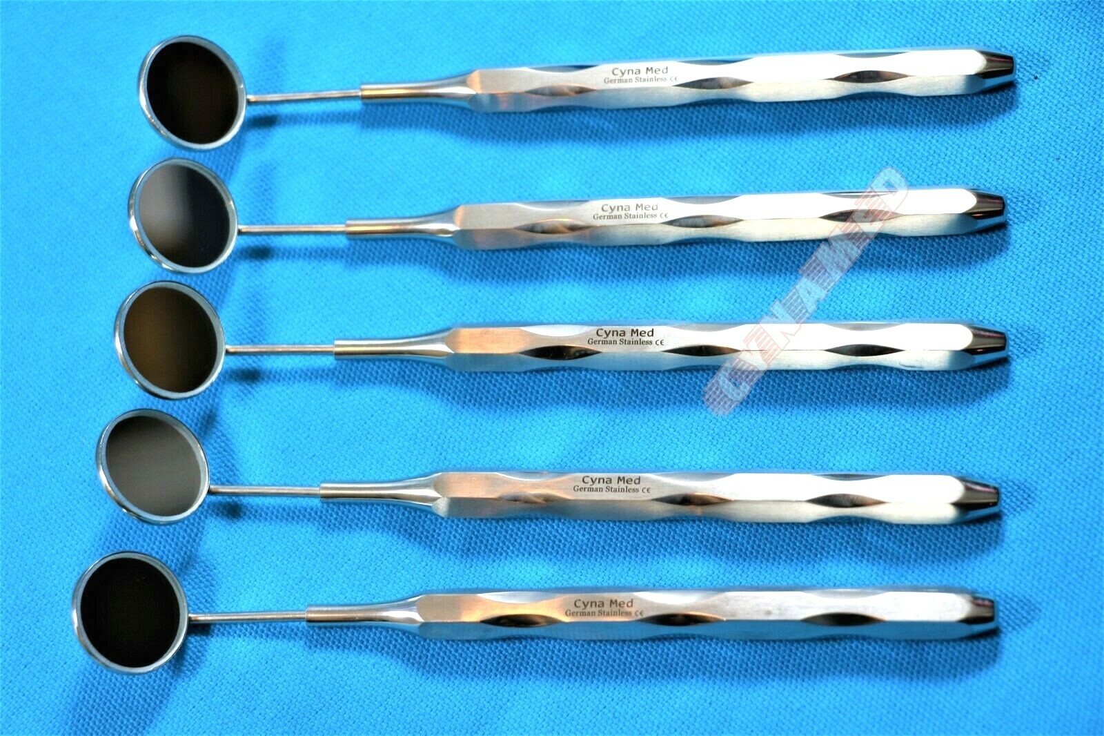 X5 Dental Mouth Mirror #5 Unique Handle Reflector Odontoscope Teeth Inspection