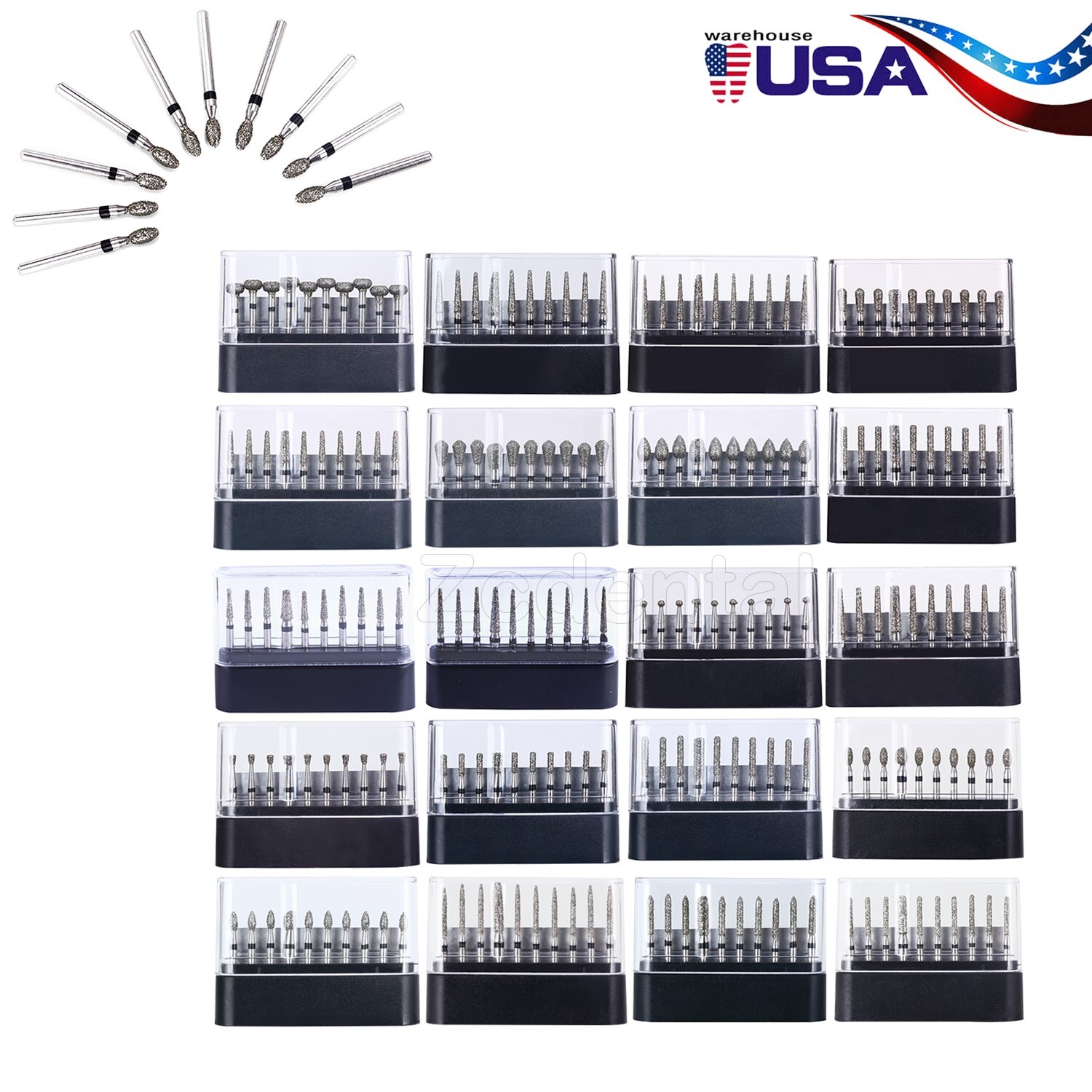 Dental Fresas dentales diamante Súper grueso for pieza de mano de alta velocidad