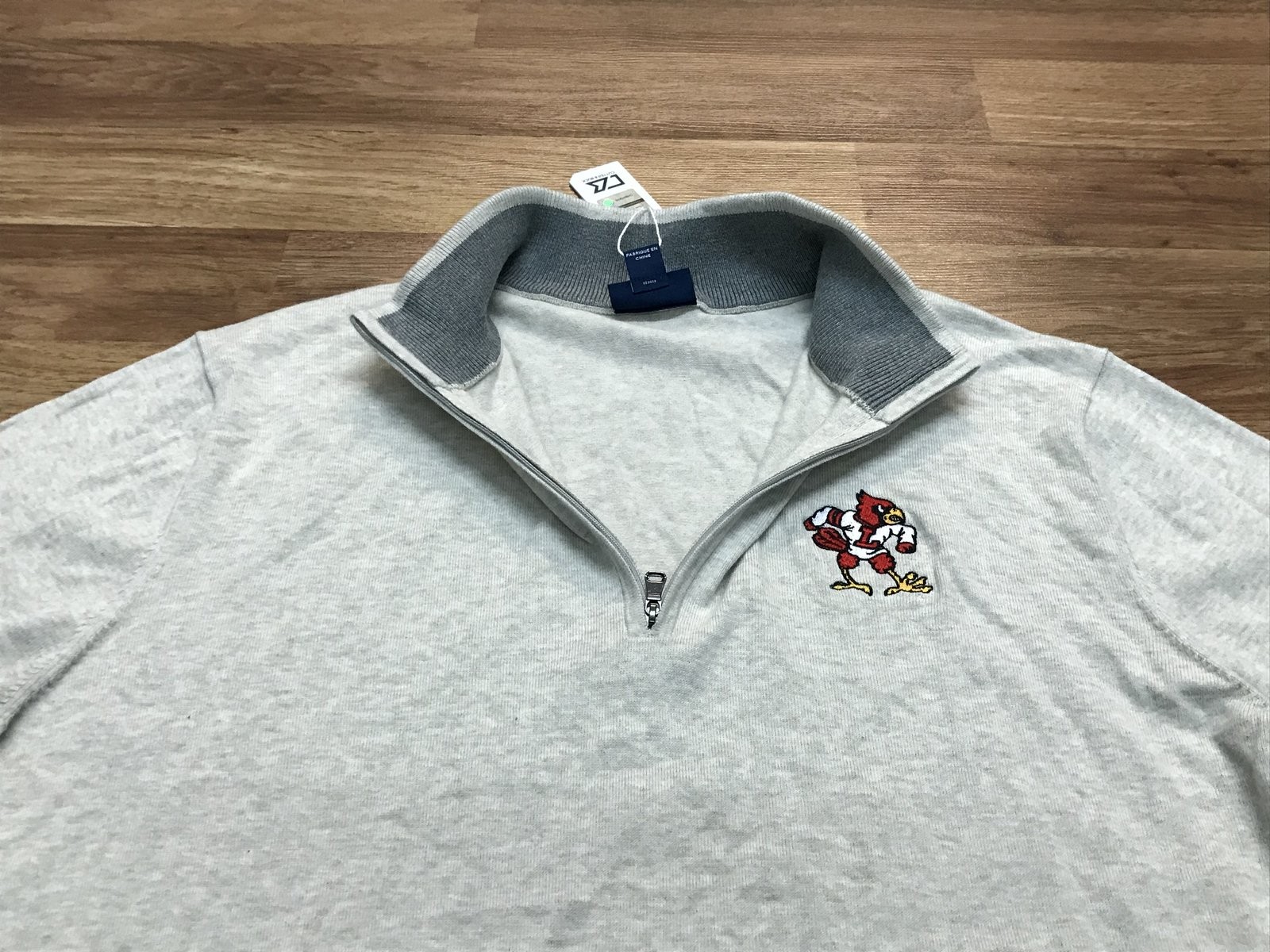 MENS XL - NEW Cutter & Buck NCAA Louisville Cardinals 1/2 Zip Pullover Sweater