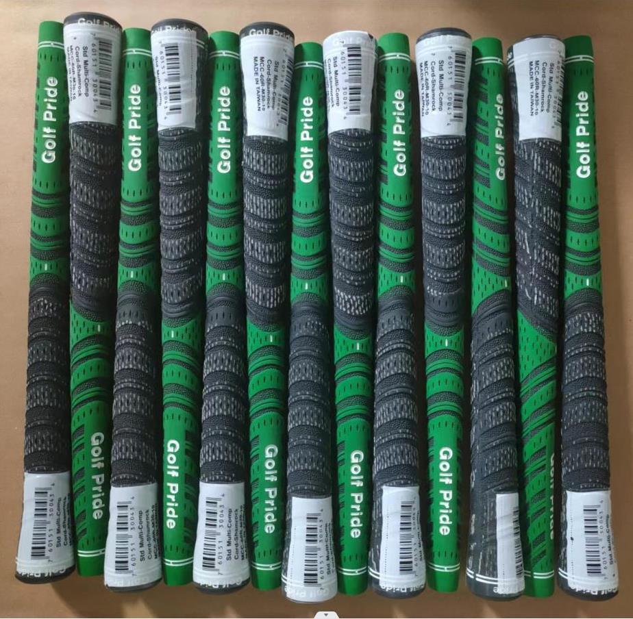 Golf Grips 13PCS Standard/Midsize Green Color Golf Pride Grips MCC Club US New