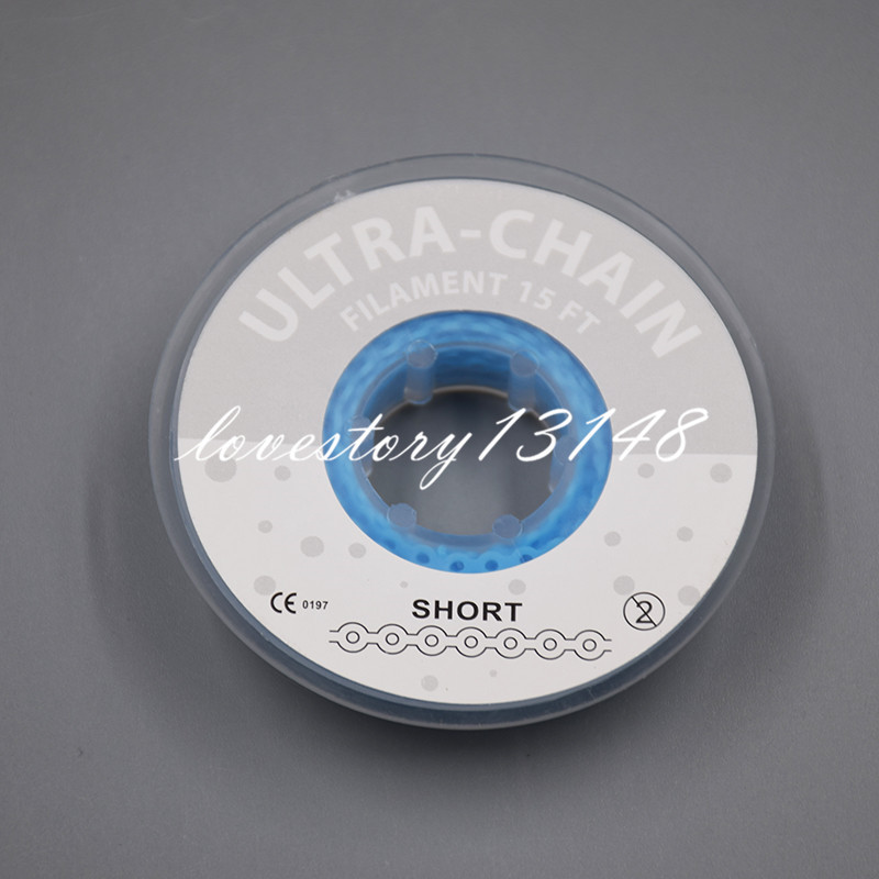 Dental Ortho Elastic Ultra Power Chain Rubber Braces Bands Long/Short/Continuous