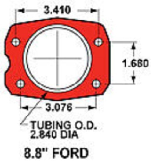 Rearend Narrowing Kit - 8.8" inch Ford - 2.535" & 2.25" ends - 3.062" carrier