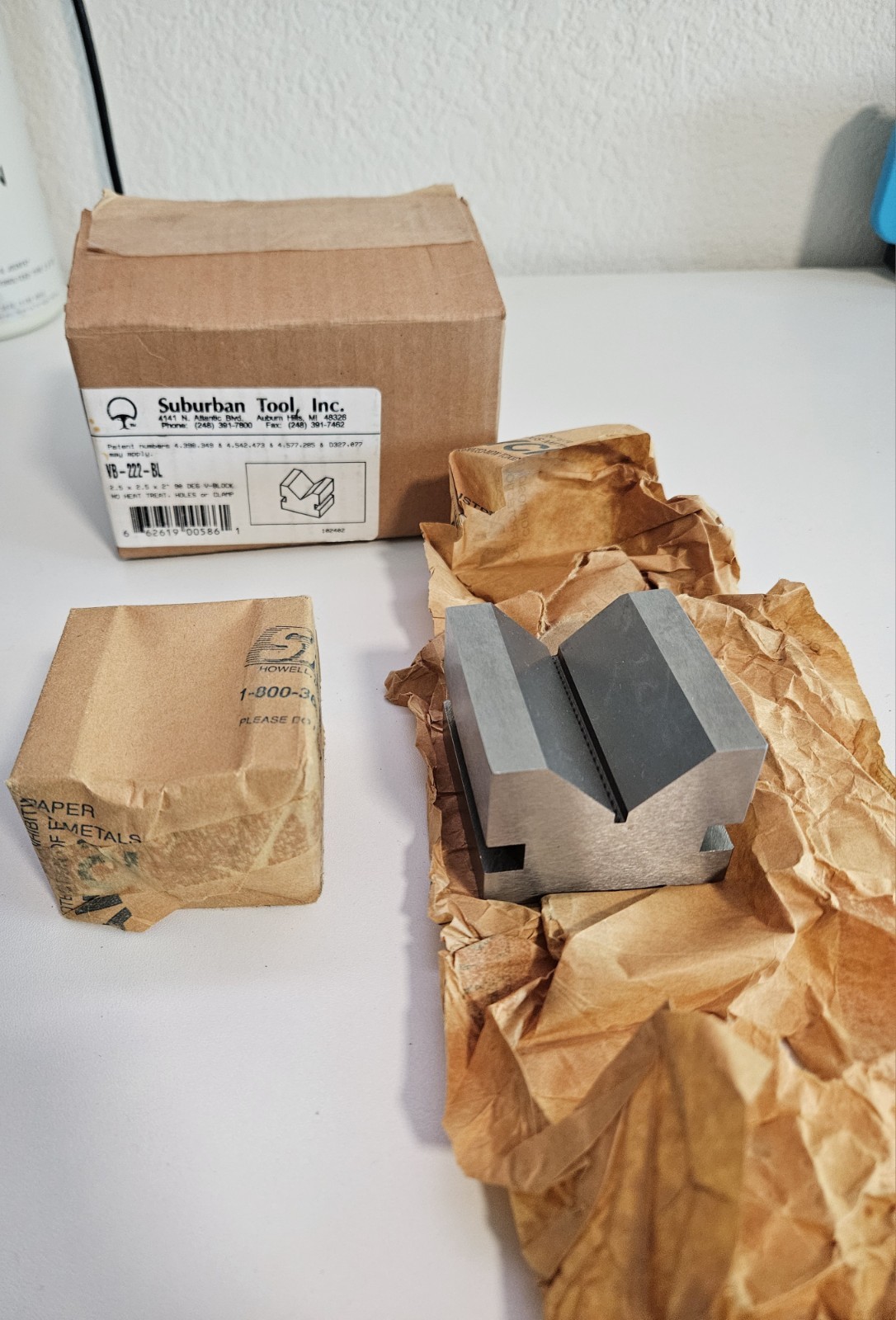 NEW Suburban Tool Precision V-Block Set VP-222-BL Machinist USA Made