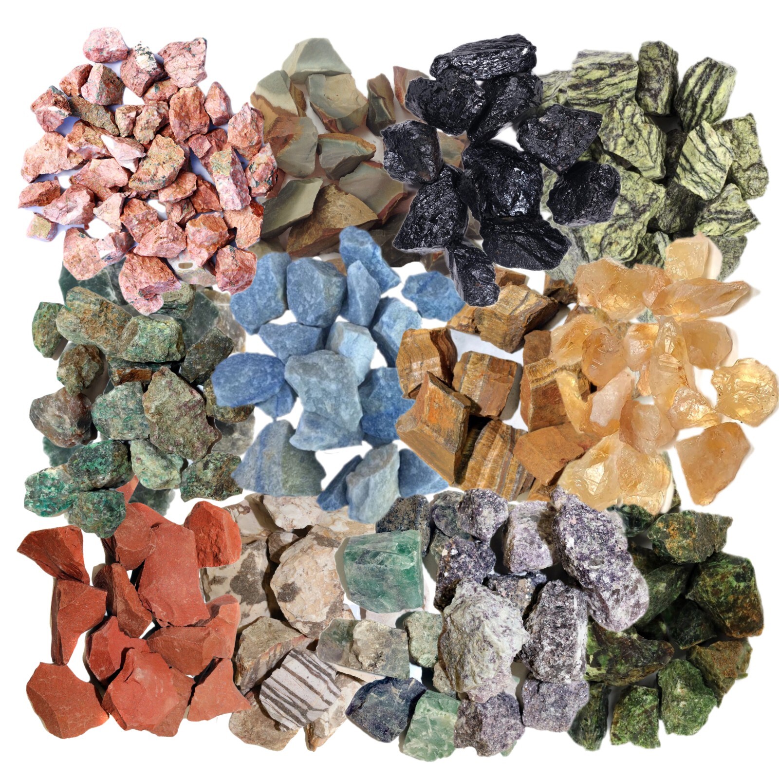 Raw Natural Rough Gemstones Bulk | Loose Gems| Choose Type! TUMBLING | POLISHING