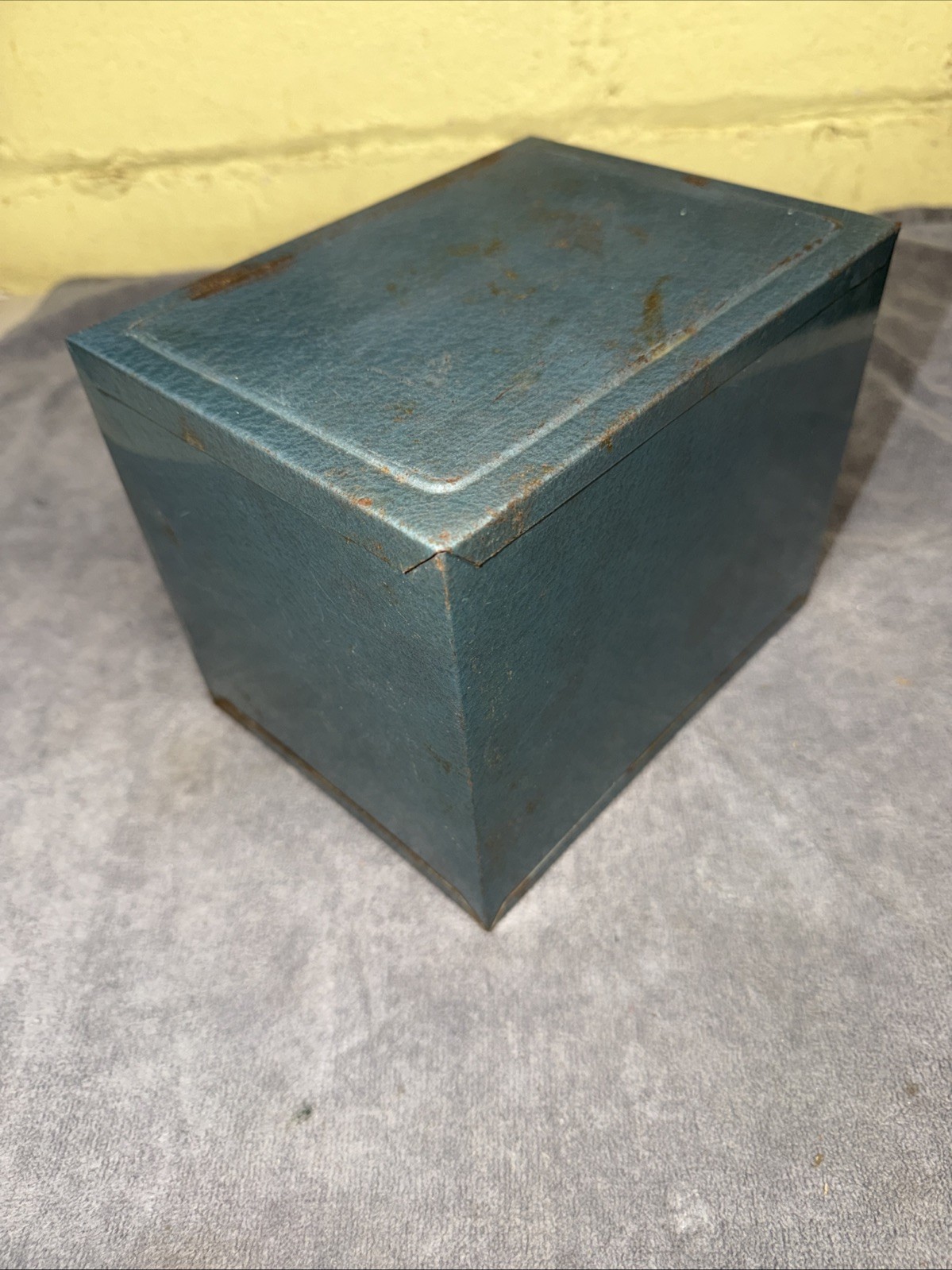 Vintage Metal Industrial 4-Drawer Small Parts Storage Cabinet