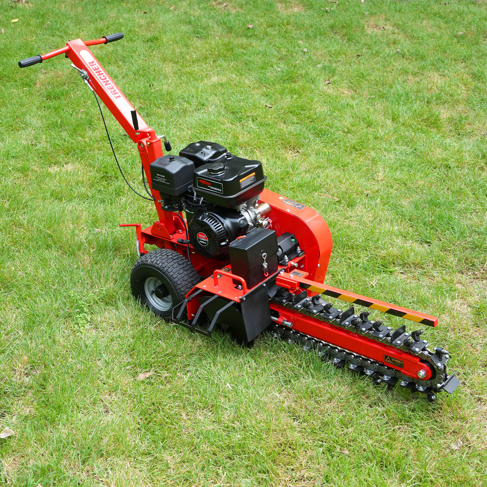 420cc 15HP E-Start Trencher 24'' Trench Depth/4'' Trench Width, TCR1500