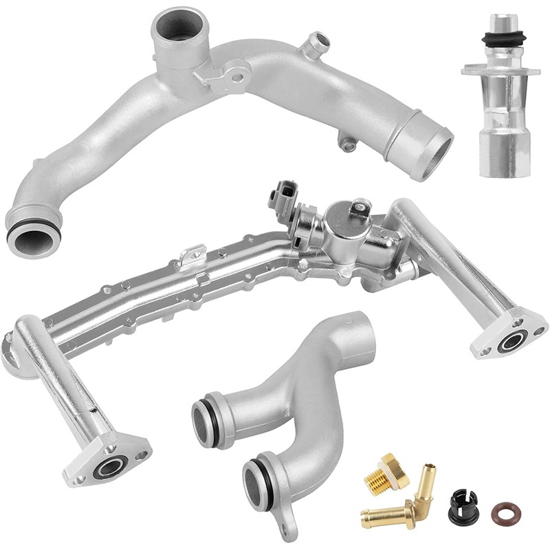 Upgraded Metal Coolant Water Pipe System Kit For Land Rover Jaguar 3.0 V6 5.0 V8
