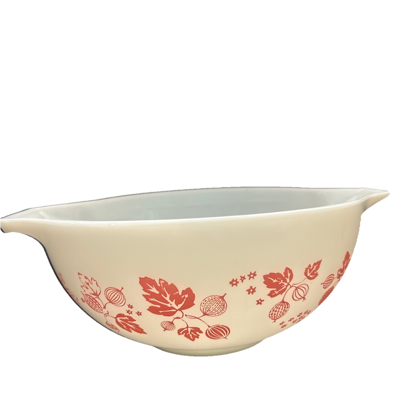 VINTAGE PYREX # 443 PINK GOOSEBERRY SMALL CINDRELLA MIXING BOWL 2.5 PINT FreeShi