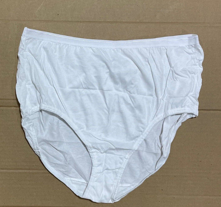 10 pack Fruit of the Loom Cotton BRIEF Underwear White size 5-6 - 7- 8 - 9 -10