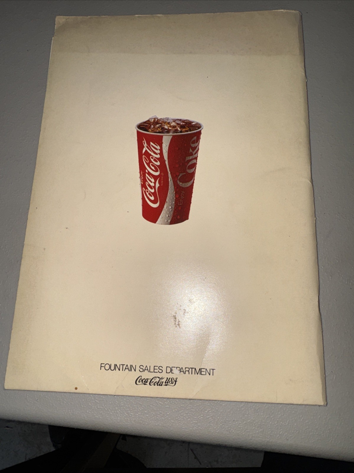 1982 Coca Cola Fountain Sales Advertising Manual