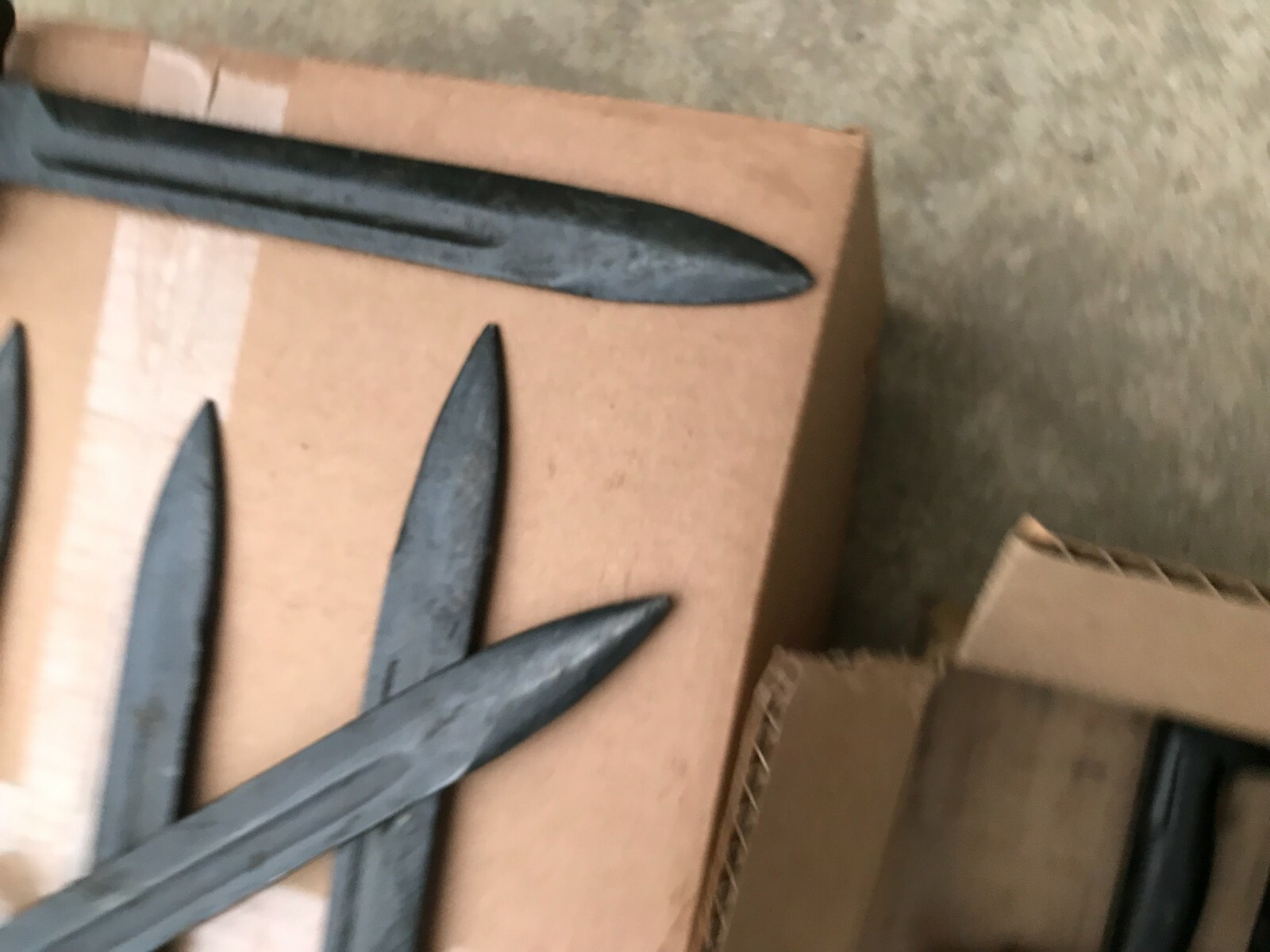 WWII Type Model M1 Garand Bayonet 1903 Springfield 1903A3 Knife Black USED