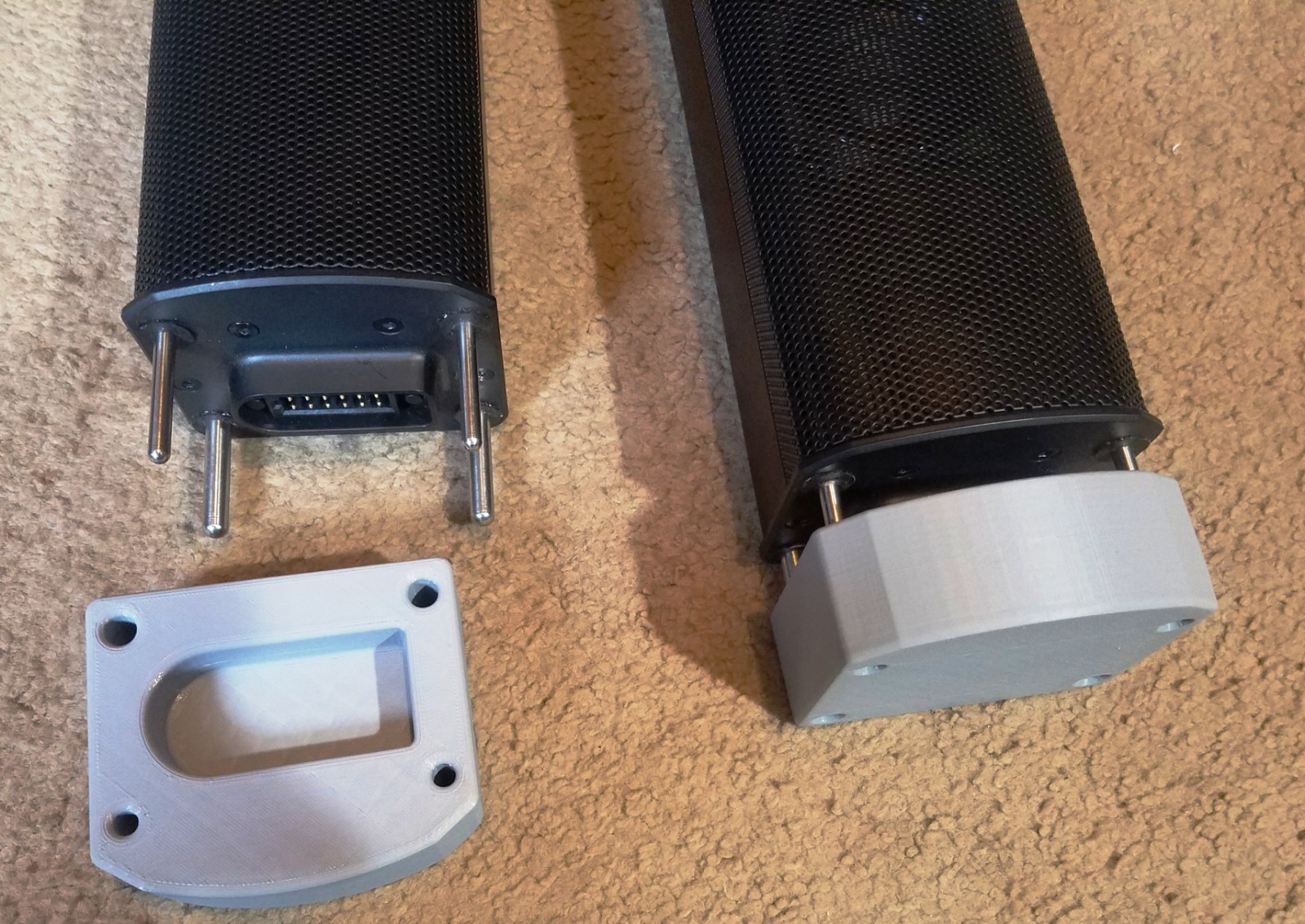 TurboSound-iP2000-set of -4- Black Pin-Protectors, will cover two iP2000 units