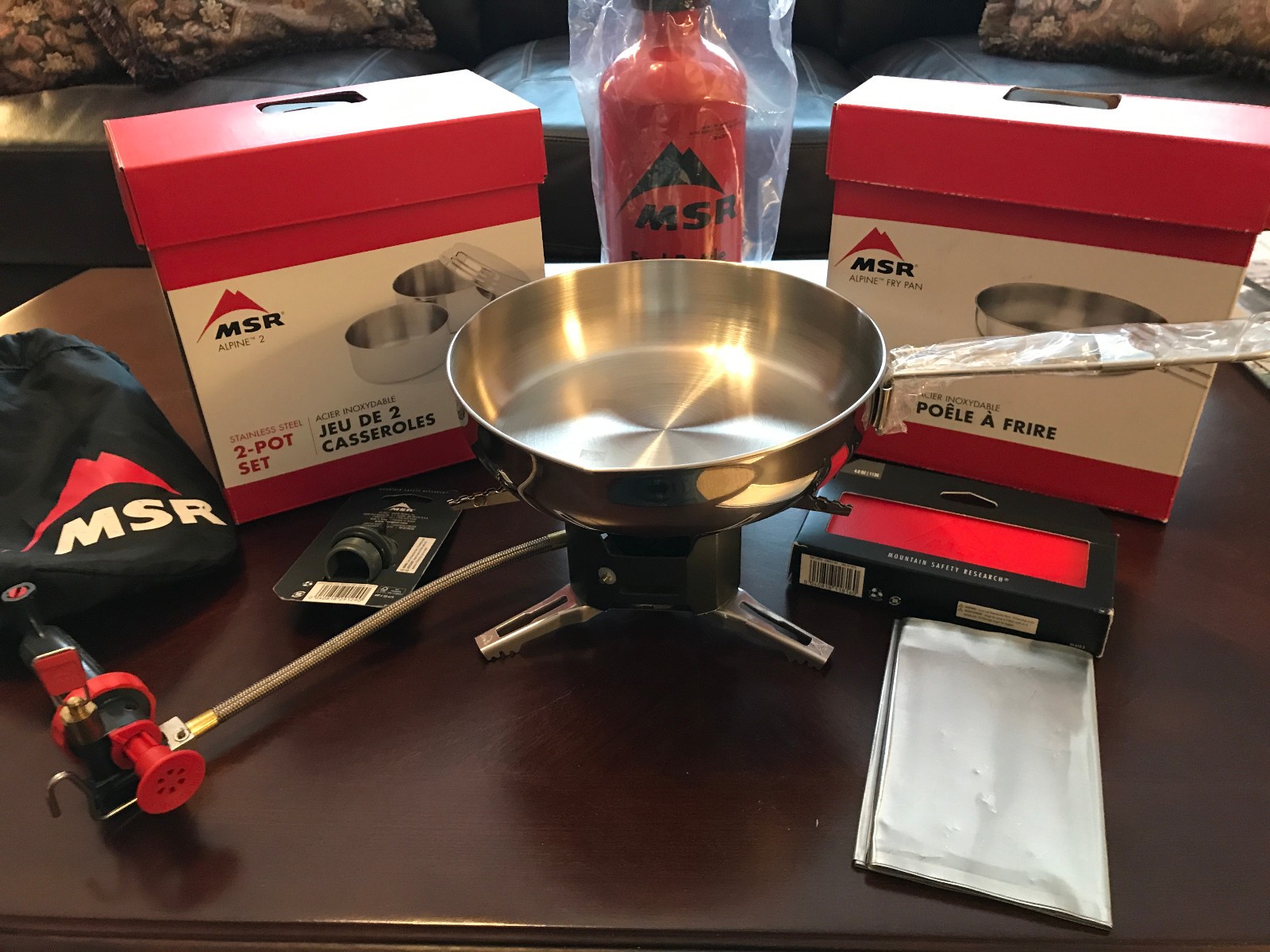 MSR XGK EX Expedition Stove with Many Accessories