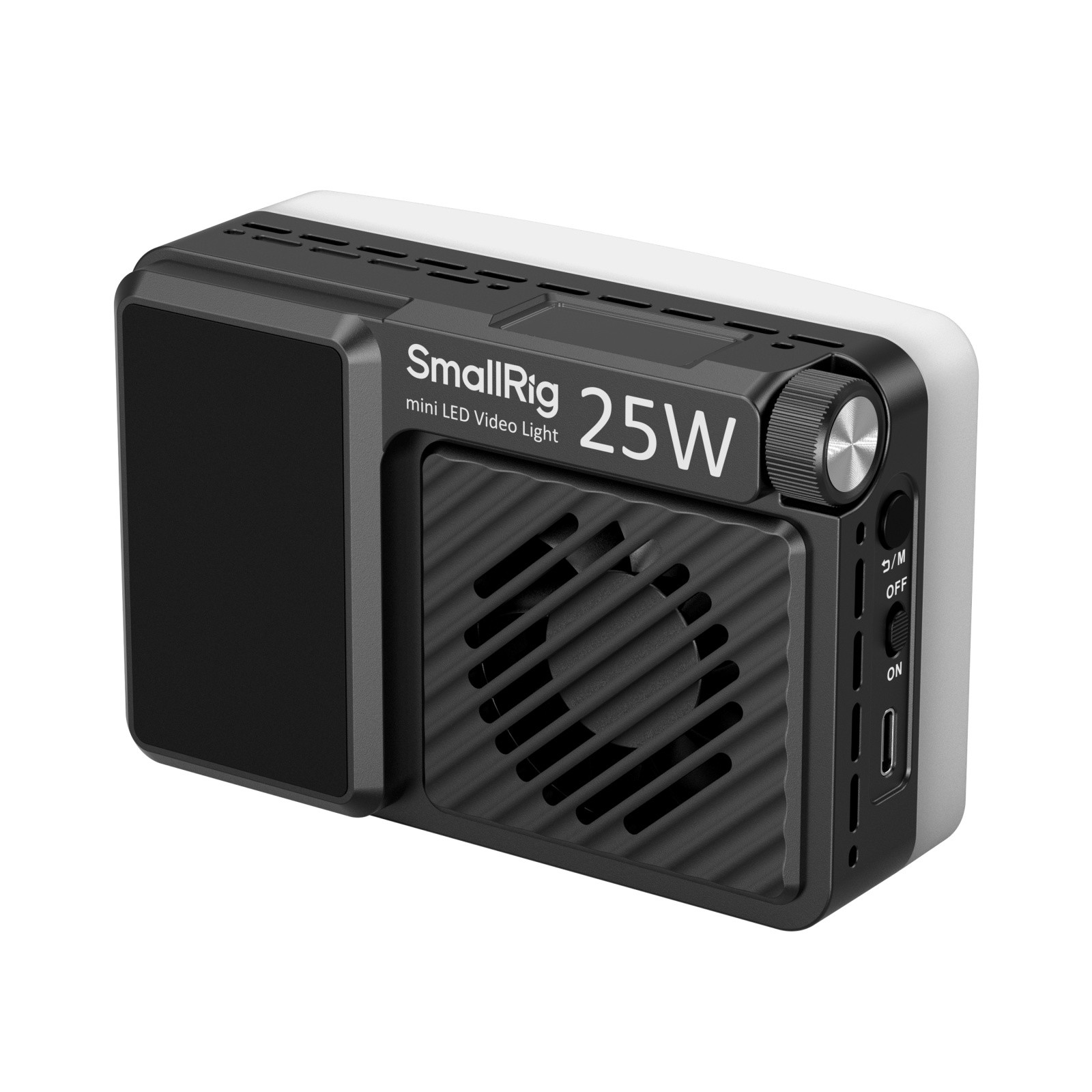 SmallRig RM 25C Mini LED Video Light, 25W RGB, 2500K-10000K, 3070 Lux, Black