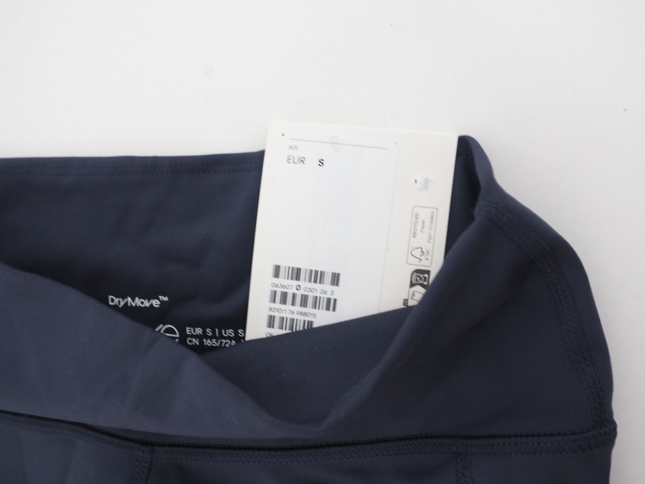 New! H&M Move Training Leggings Women's Size Small Gray Custom Team KMC