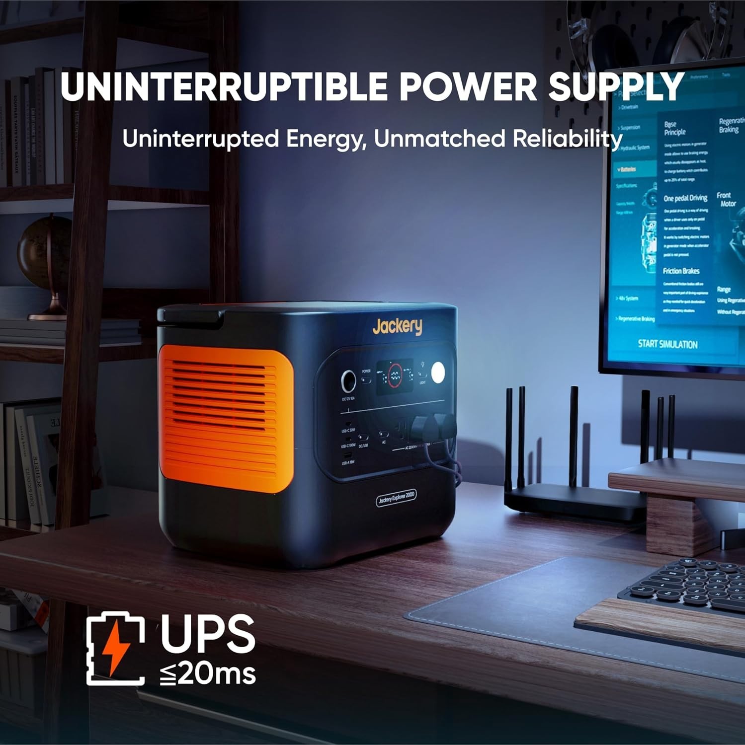 Jackery Refurbished Portable Power Station Explorer 2000v2