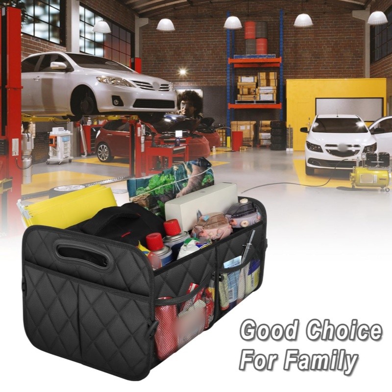 Car Trunk SUV Cargo Organizer Foldable Collapsible Multipurpose Storage Box Bag