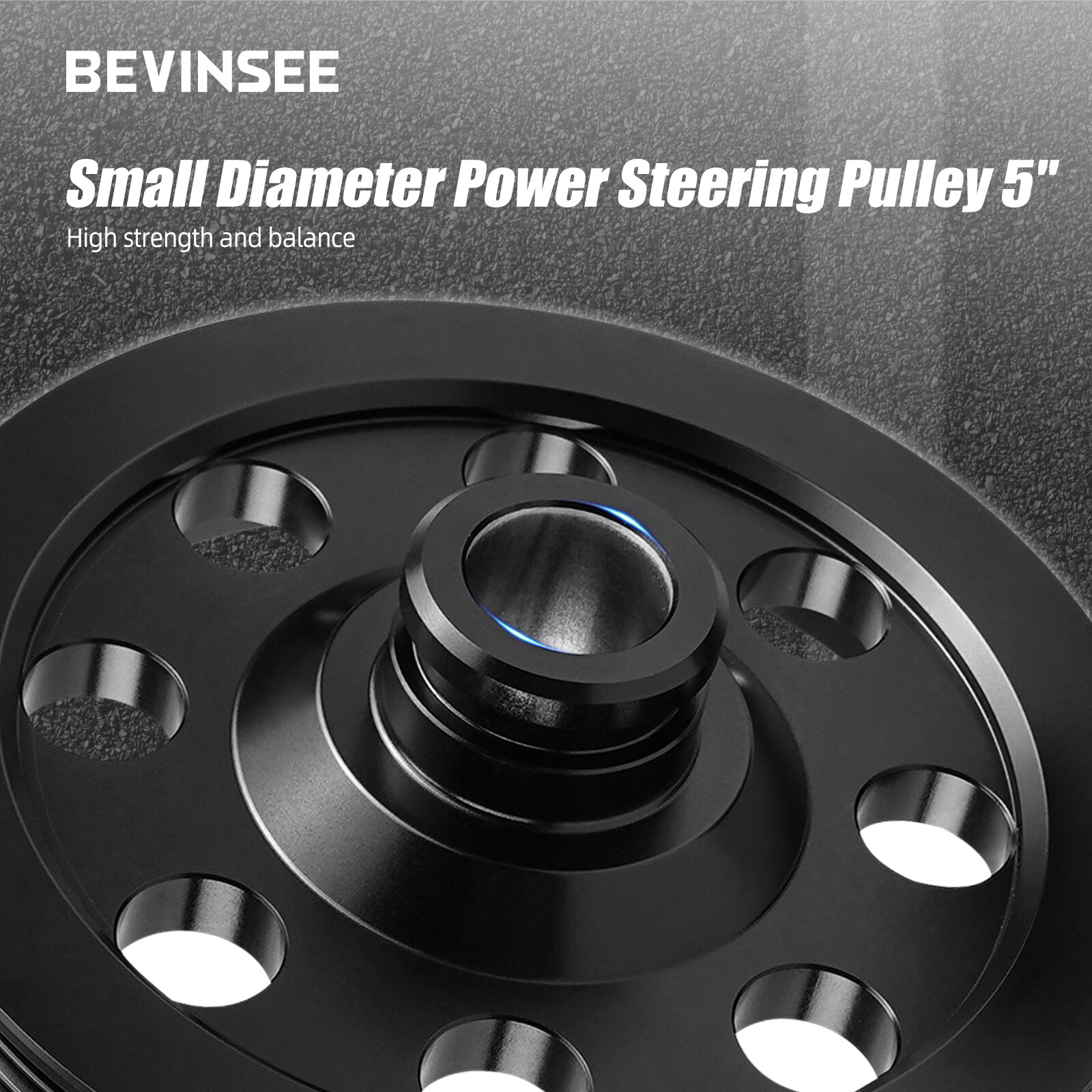 For LS Vortec Truck 5" Billet Aluminum Small Diameter Power Steering Pulley
