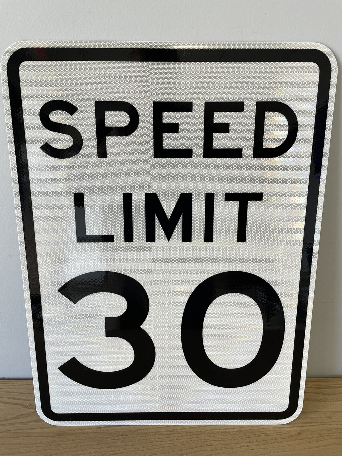 Speed Limit 30 Sign, 18” x 24” Aluminum, Highly Reflective Road Sign