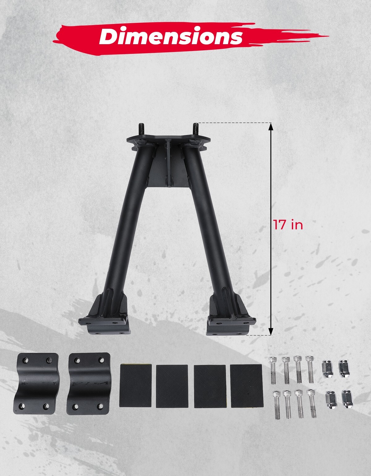 Spare Tire Carrier Mount Rack Bracket for RZR PRO XP 570 800 1000 Turbo 900 S