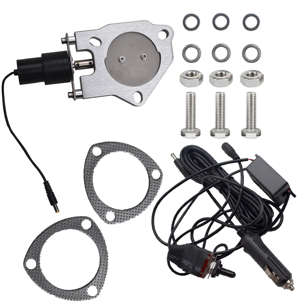 3inch Electric Exhaust Valve Control Motor with Manual Switch Kit