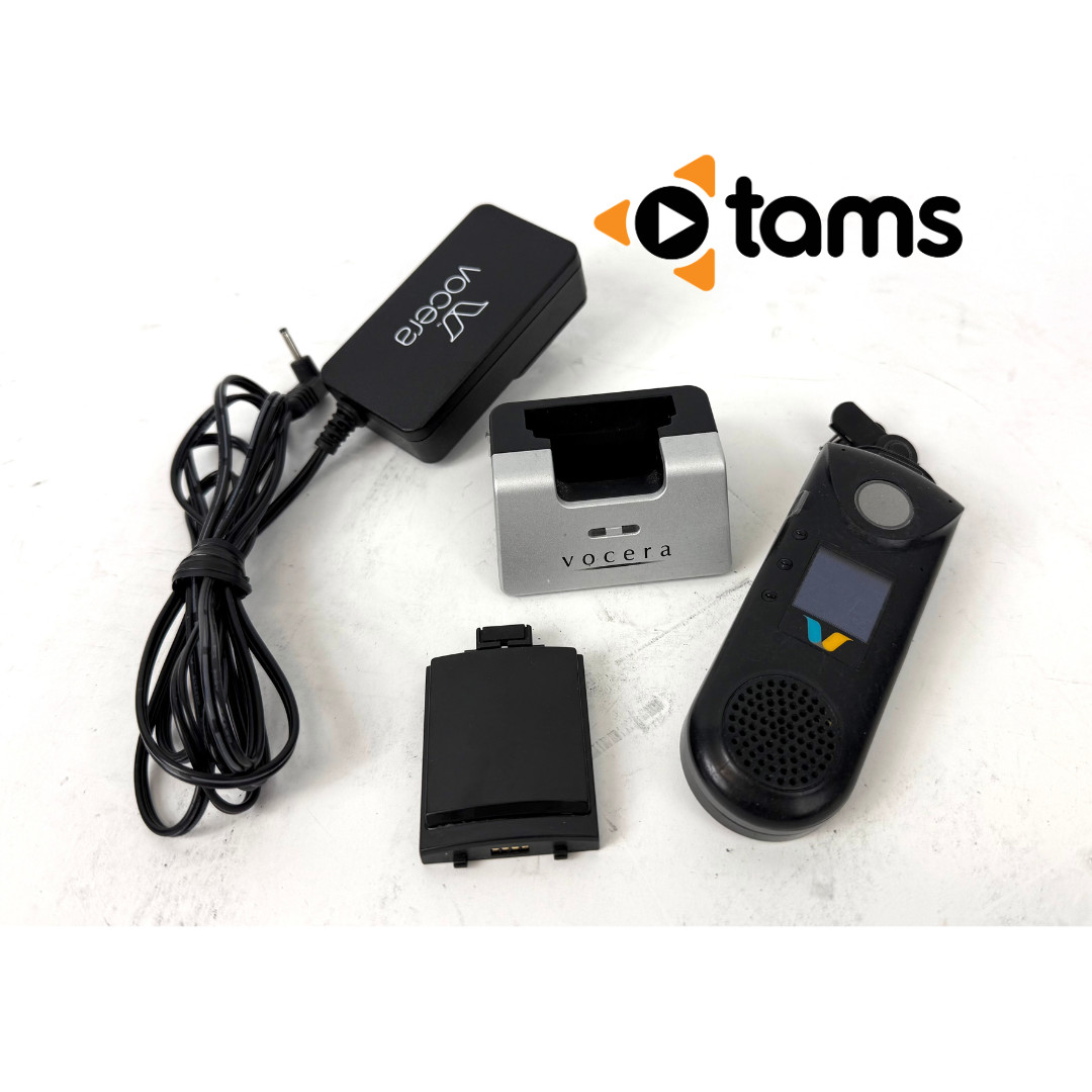 Vocera B300n Communication Badge w/ Battery & Charging Dock Bundle