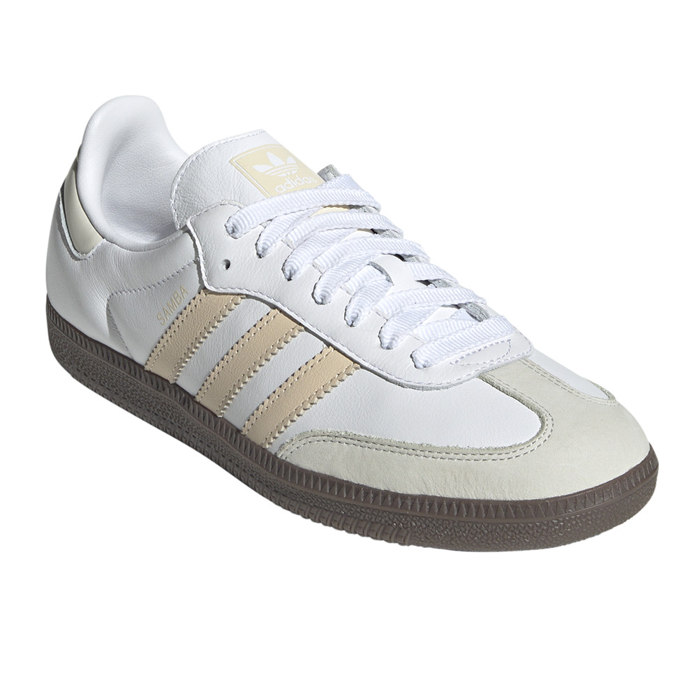 adidas Samba Og Lace Up Womens White Sneakers Casual Shoes JH7300