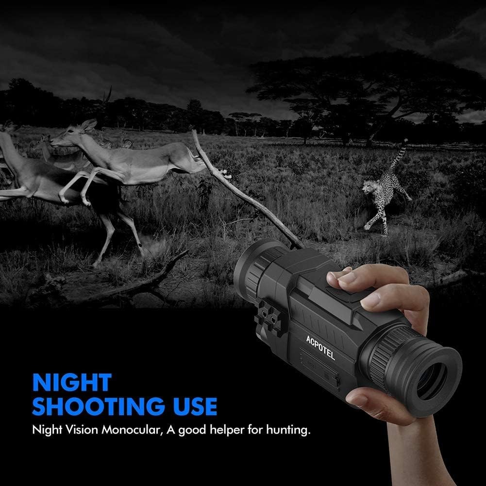 ACPOTEL NV30 Night Vision Monocular Infrared Digital Night Vision with Sony Sen