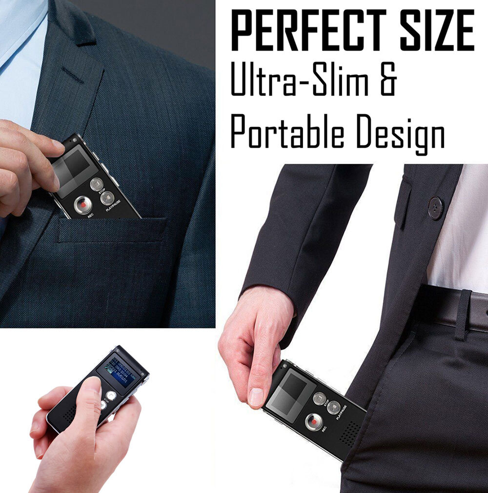 Paranormal Ghost Hunting Equipment Digital EVP Voice Activated recorder USB US