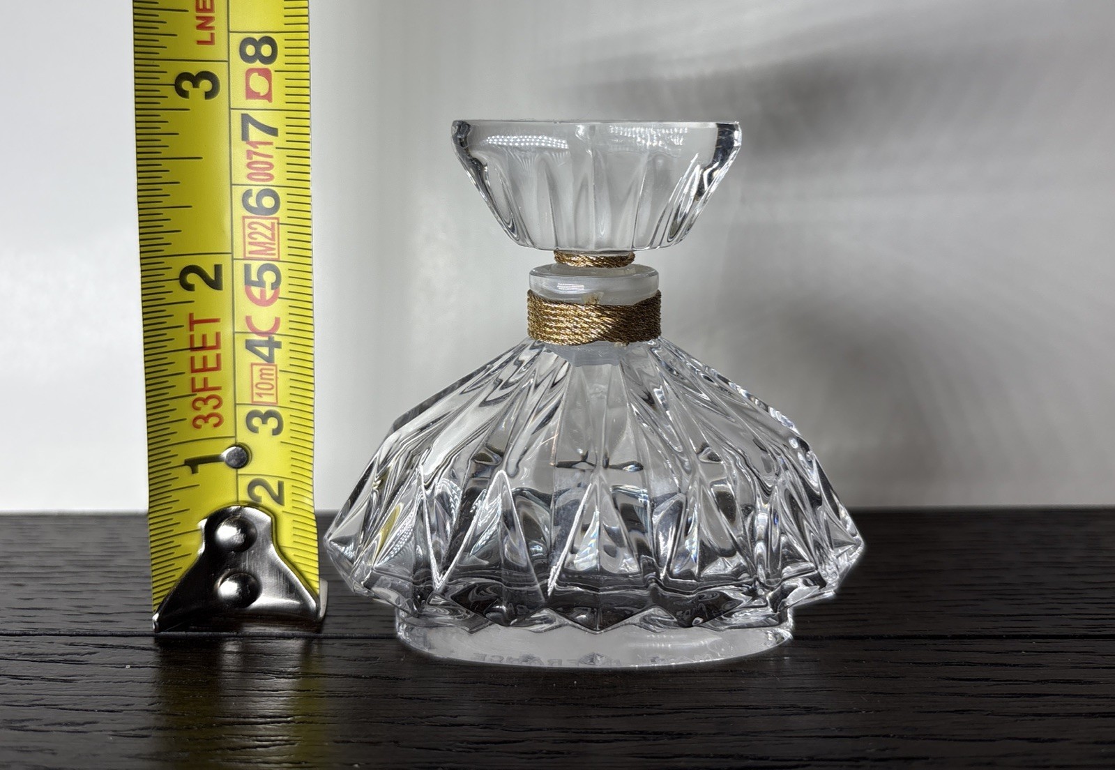 VINTAGE JOY by JEAN PATOU PARFUME 1.0 OZ / 30 ML BACCARAT Crystal Bottle Empty