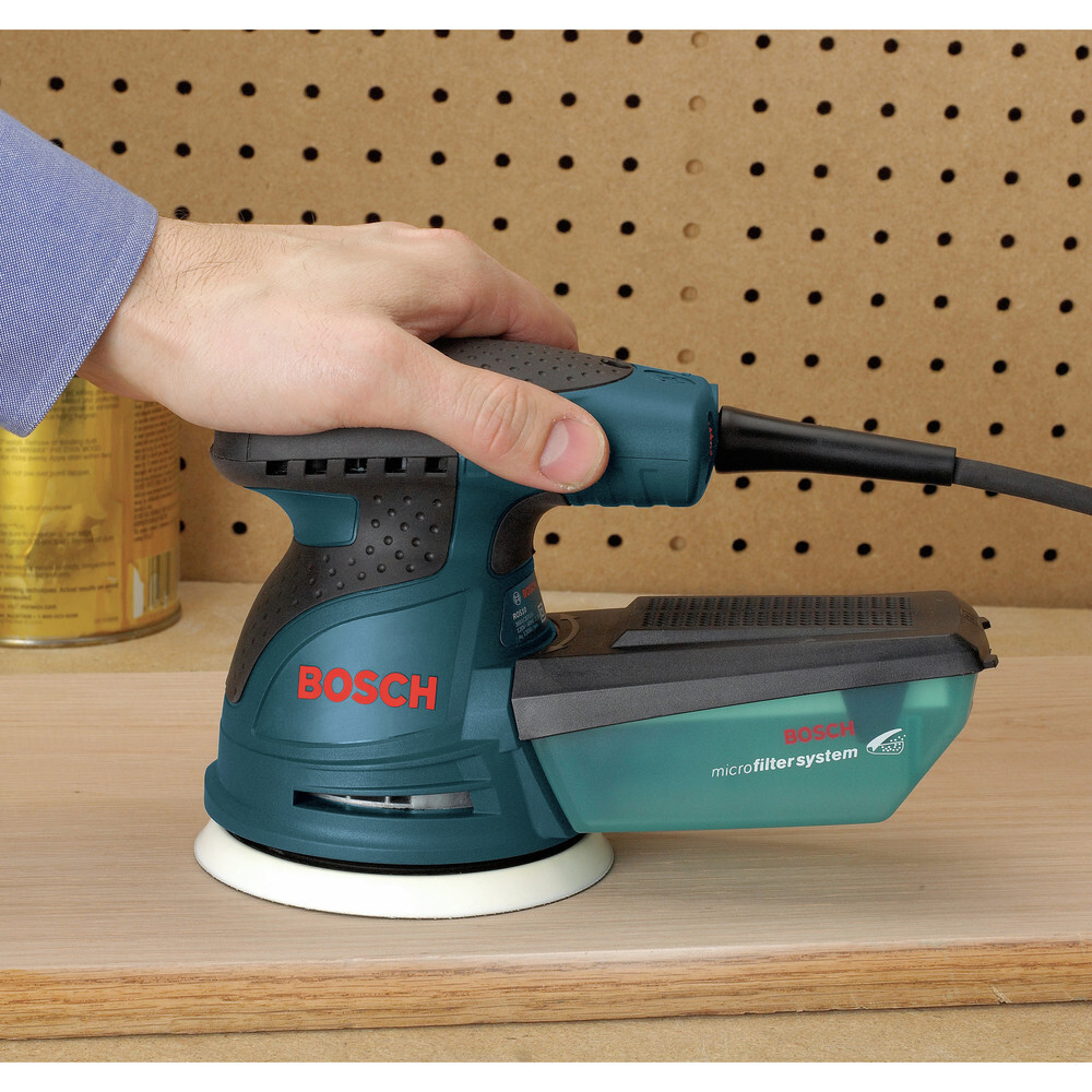 Bosch ROS10-RT 2.5 Amp 120V 5" Single-Speed Palm Sander Certified Refurbished