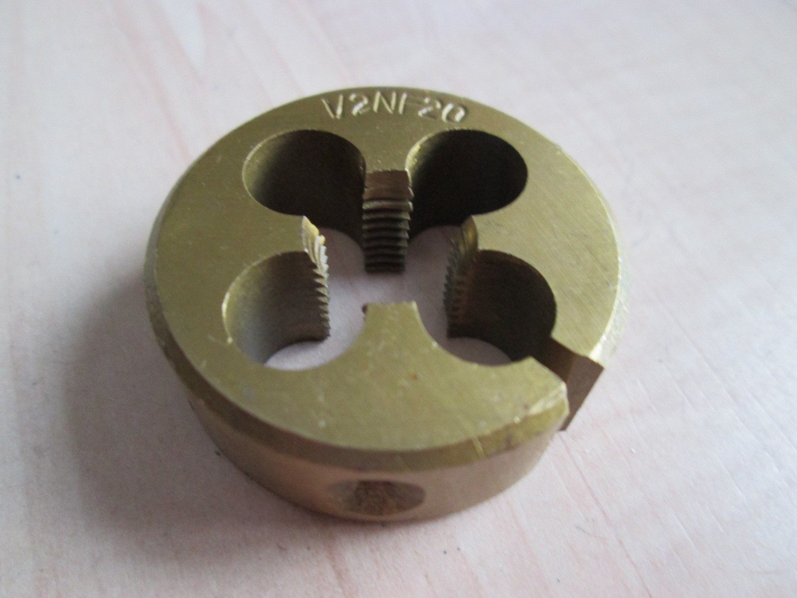 NEW 1/2" 1/2"-20 1/2"-NF20 SAE Die Titanium Nitride Coated HSS Steel #T16HE