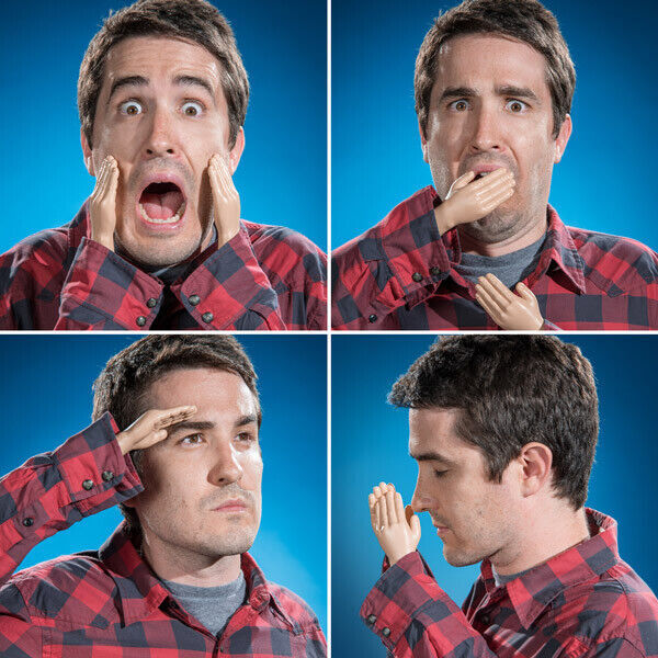 TINY LITTLE HANDS ~Trick up Your Sleeves~ Gag Prank Magic Joke - Big Mouth Toys