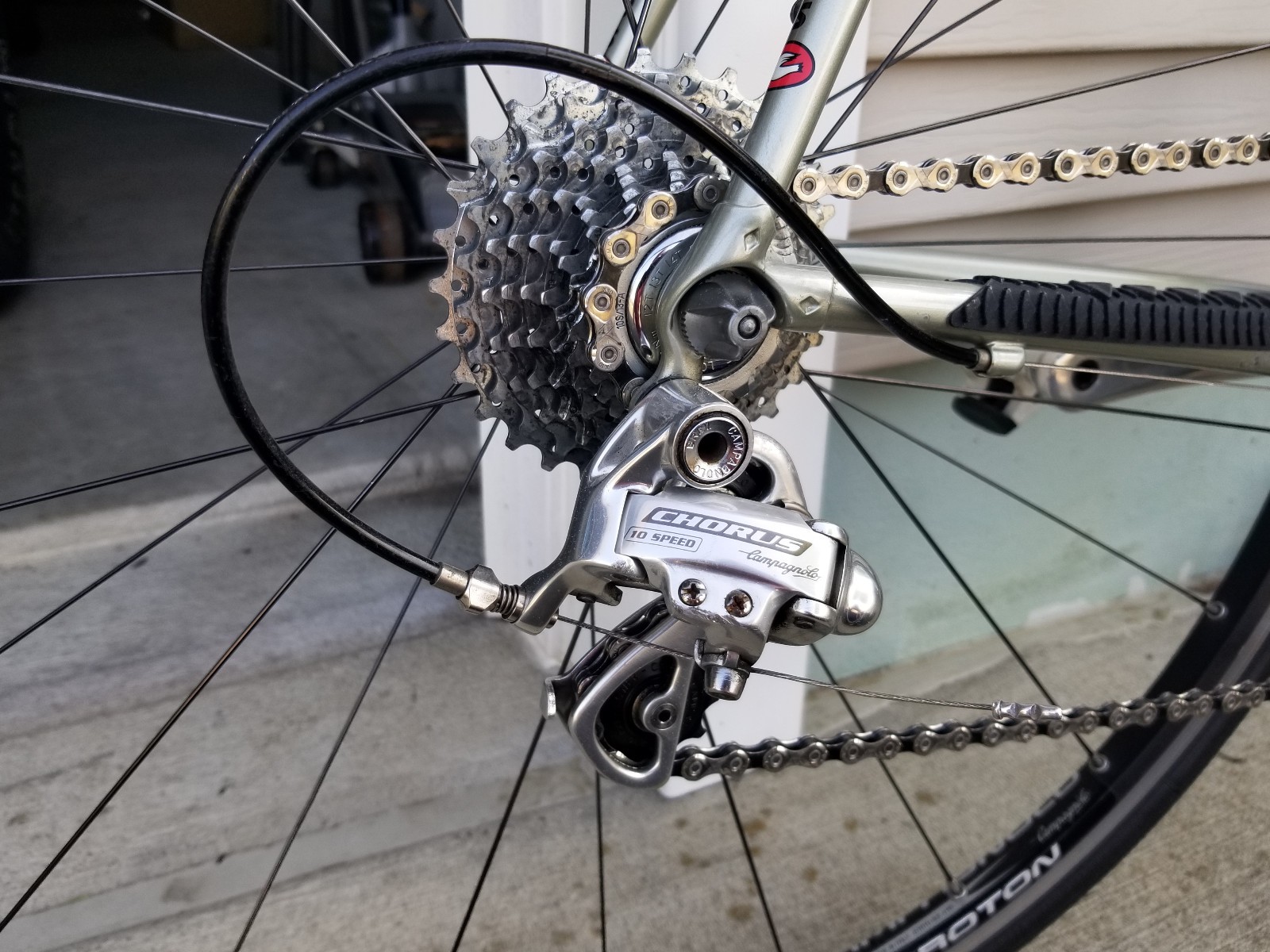 2003 Raleigh Professional, 56cm Columbus Steel Frame, Campagnolo Chorus Group