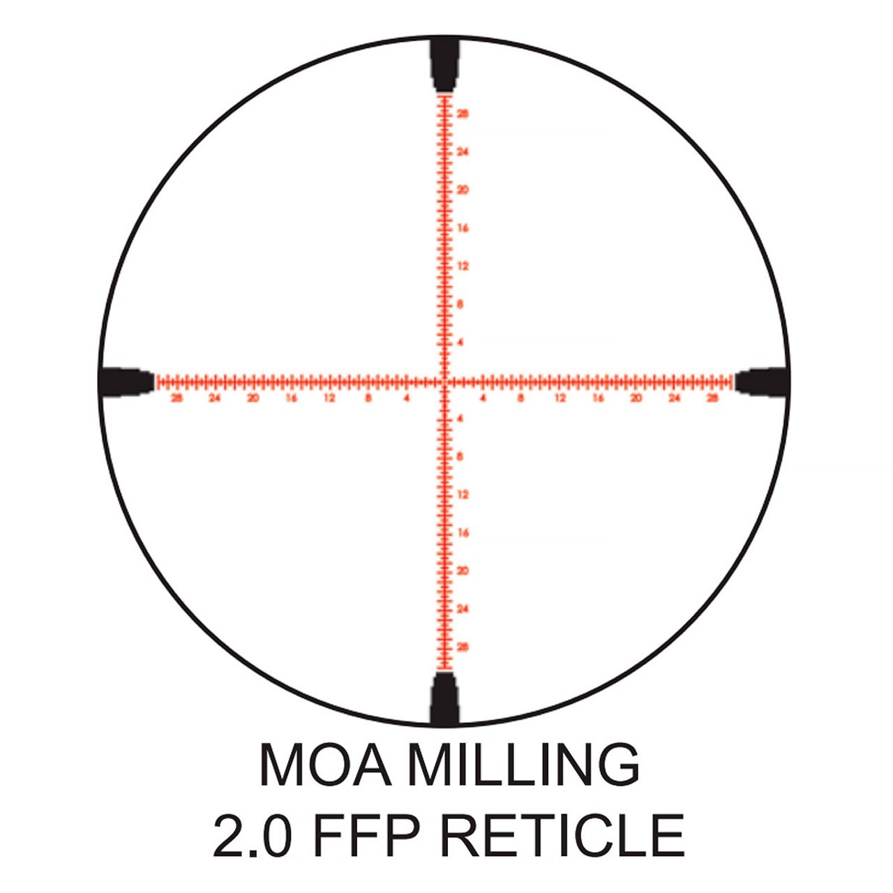 Sig Sauer TANGO-MSR 2-12x44mm Illum. FFP MOA Milling Reticle Scope - SOTM62000