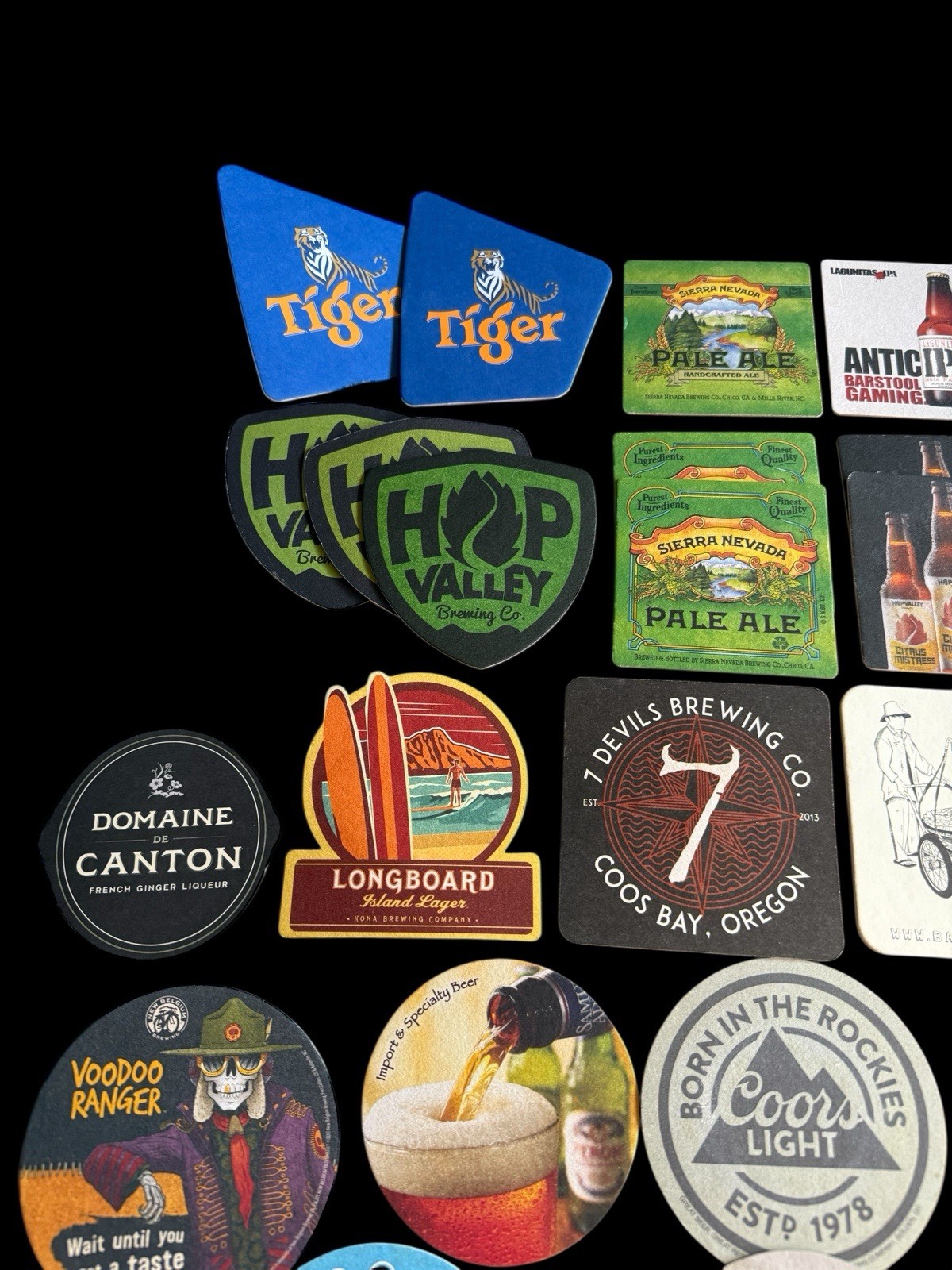 53 Vtg Collectable Brewery/Wine Bar Coasters Breweriana PNW etc.