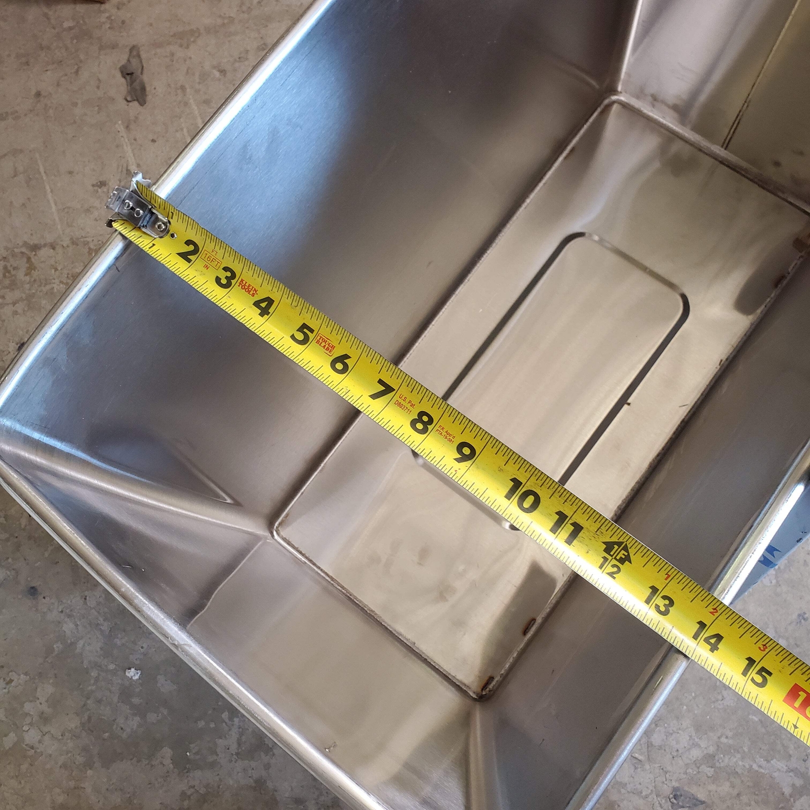 BAXTER Mobile Ingredient Bin 1 Comp. 15"Wx30"Dx27"H Stainless INGBIN-1CMPT4