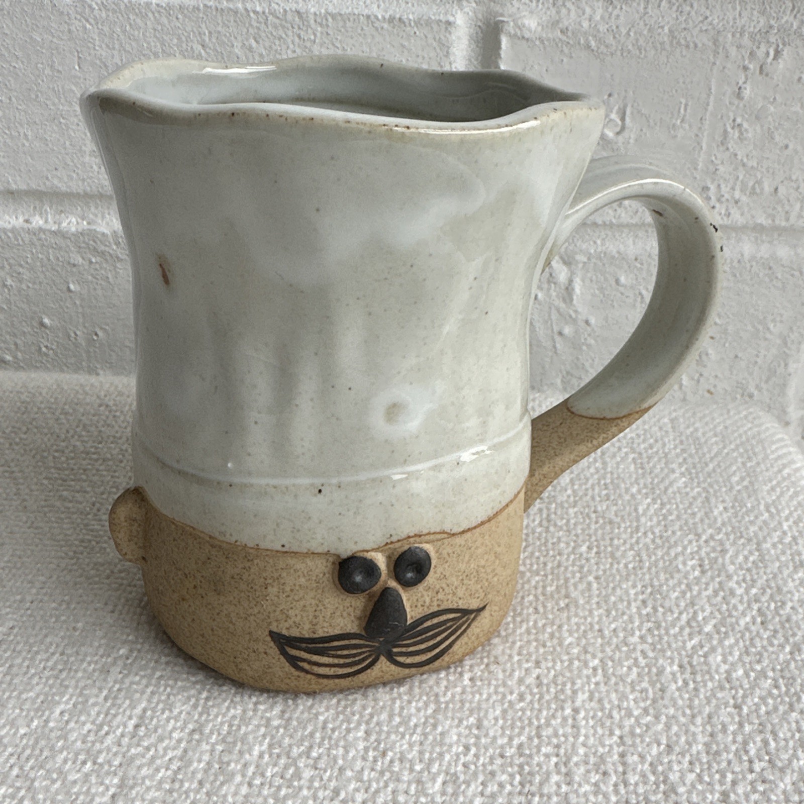 Takahashi San Francisco “Le Chef” Hand Painted Stoneware Pottery Mug 14 oz