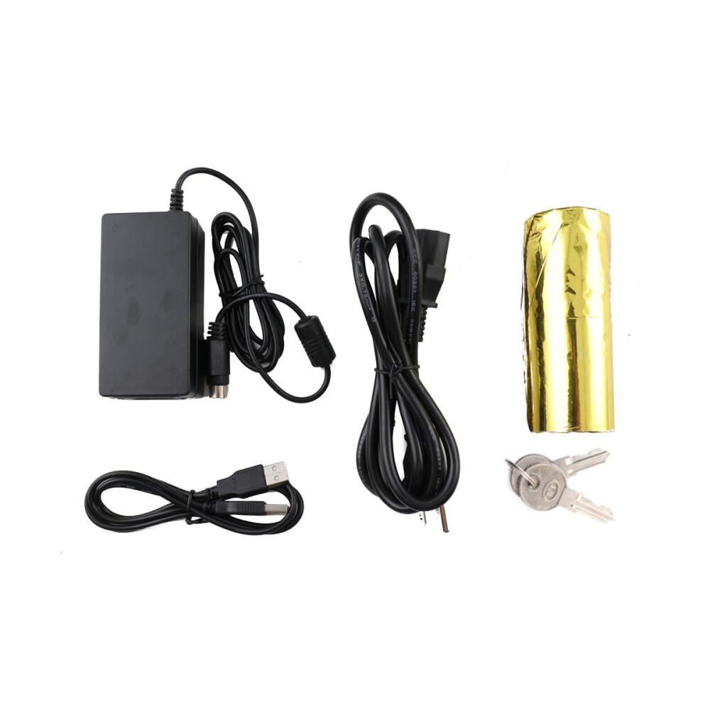 48 Key Electronic Cash Register LED Display Retail POS System Cash Register 12V