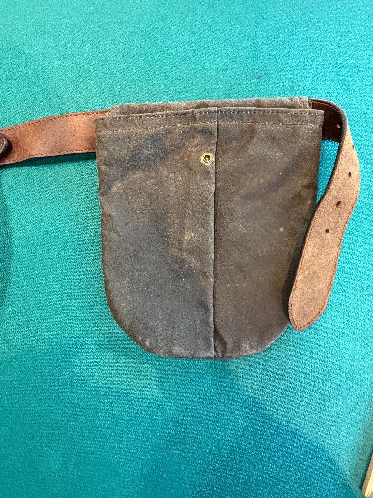 Tom Beckbe Shotgun Shell Pouch Bag - Dark Green Canvas - New and unused