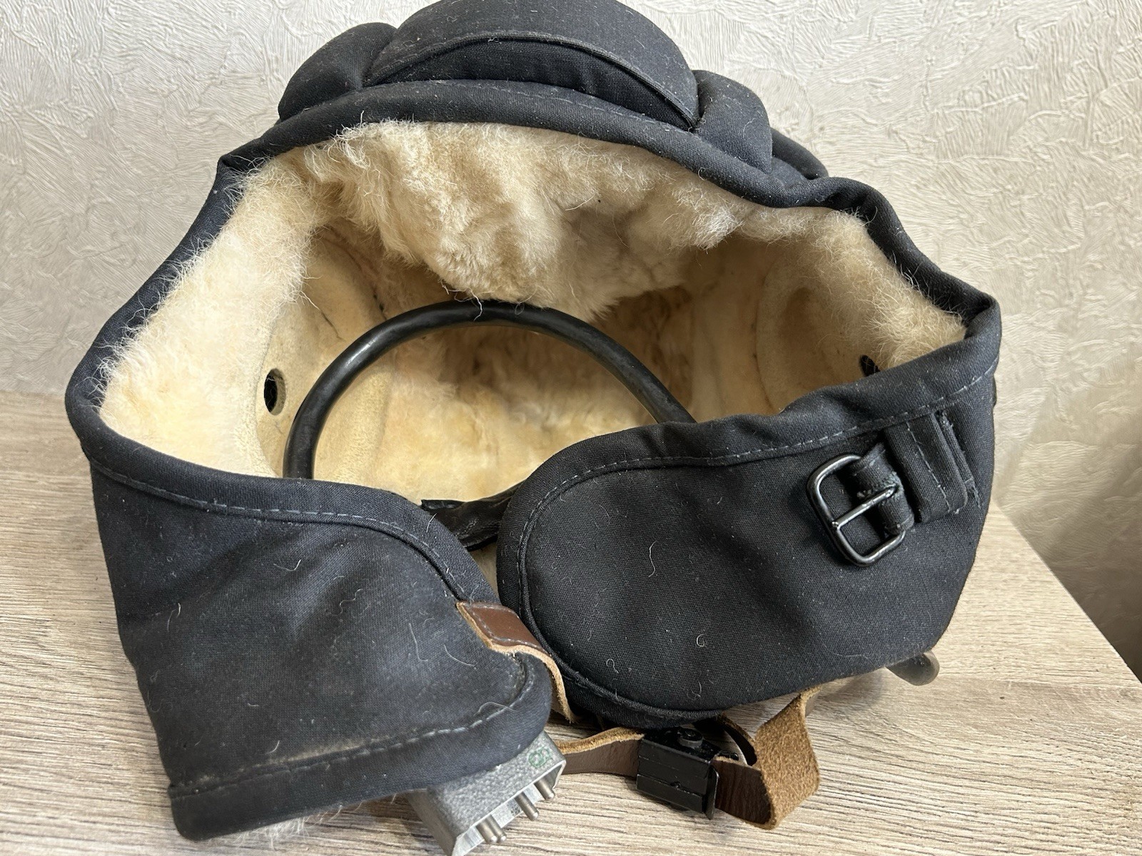 Helmet Tankman Original Vintage Soviet USSR Tankman Peaked cap Tankman.