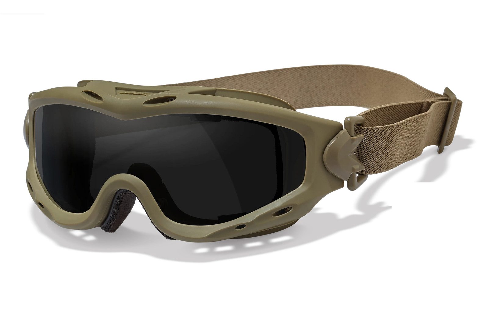 USGI Wiley X Spear Goggles with Cover Smoke Lens Coyote Color