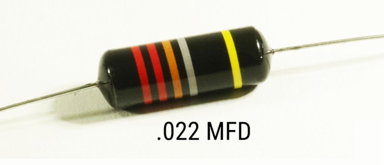 Centralab® Bumblebee Oil Filled Tone Capacitor .022MFD 081968-S
