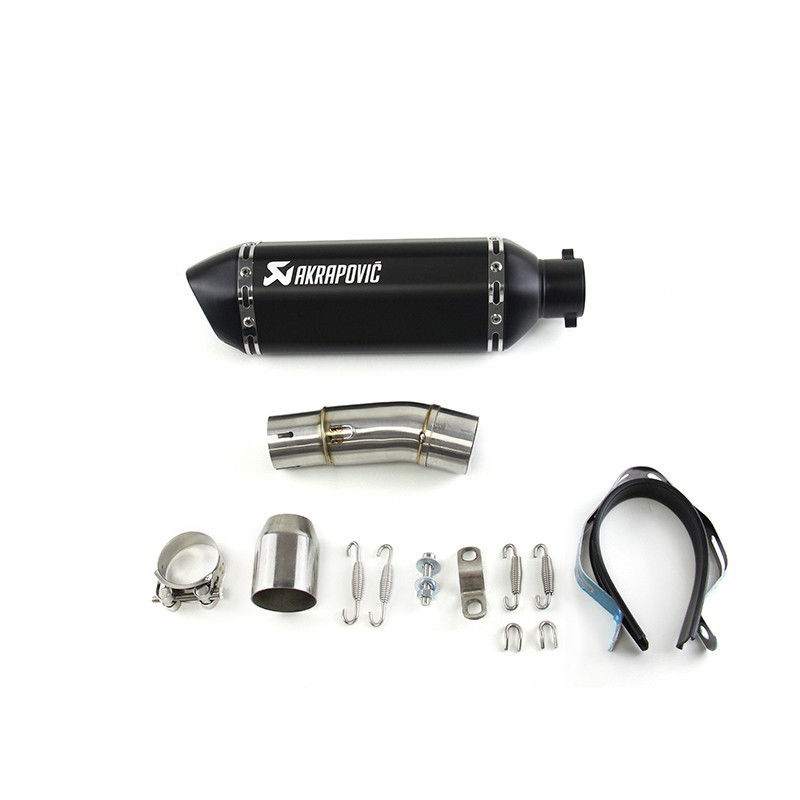 For Kawasaki Ninja 400 Ninja 500 Z400 Z500 Exhaust Tips Mid Pipe Slip On Muffler