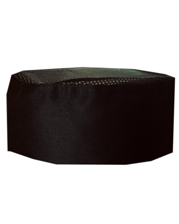 Classic Adjustable Screen Top Chef Hat Chef Head Wear Chef Beanie Cap Hat Black