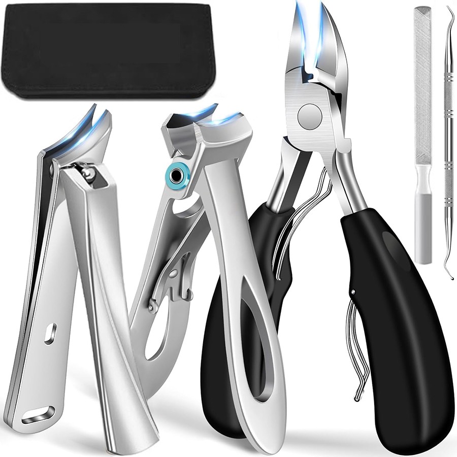 Heavy Duty Toenail Clippers for Seniors Thick Toenails, Large Toe Nail Clippers