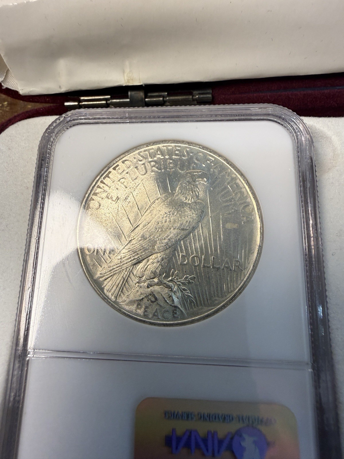 1922 & 1923 Peace Silver Dollar Set - Binion Silver Hoard - NGC MS64 - Box & COA