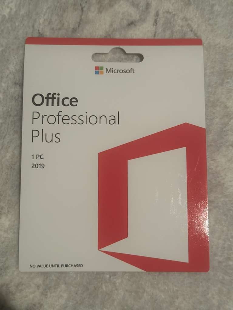 Microsoft Office Professional Plus 2019 - Lifetime - 1 Device Windows